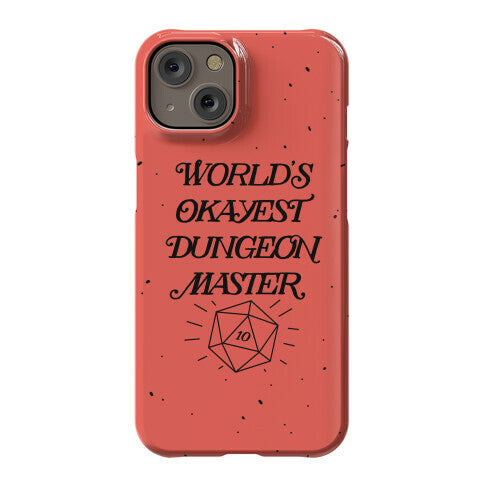 World's Okayest Dungeon Master Phone Case